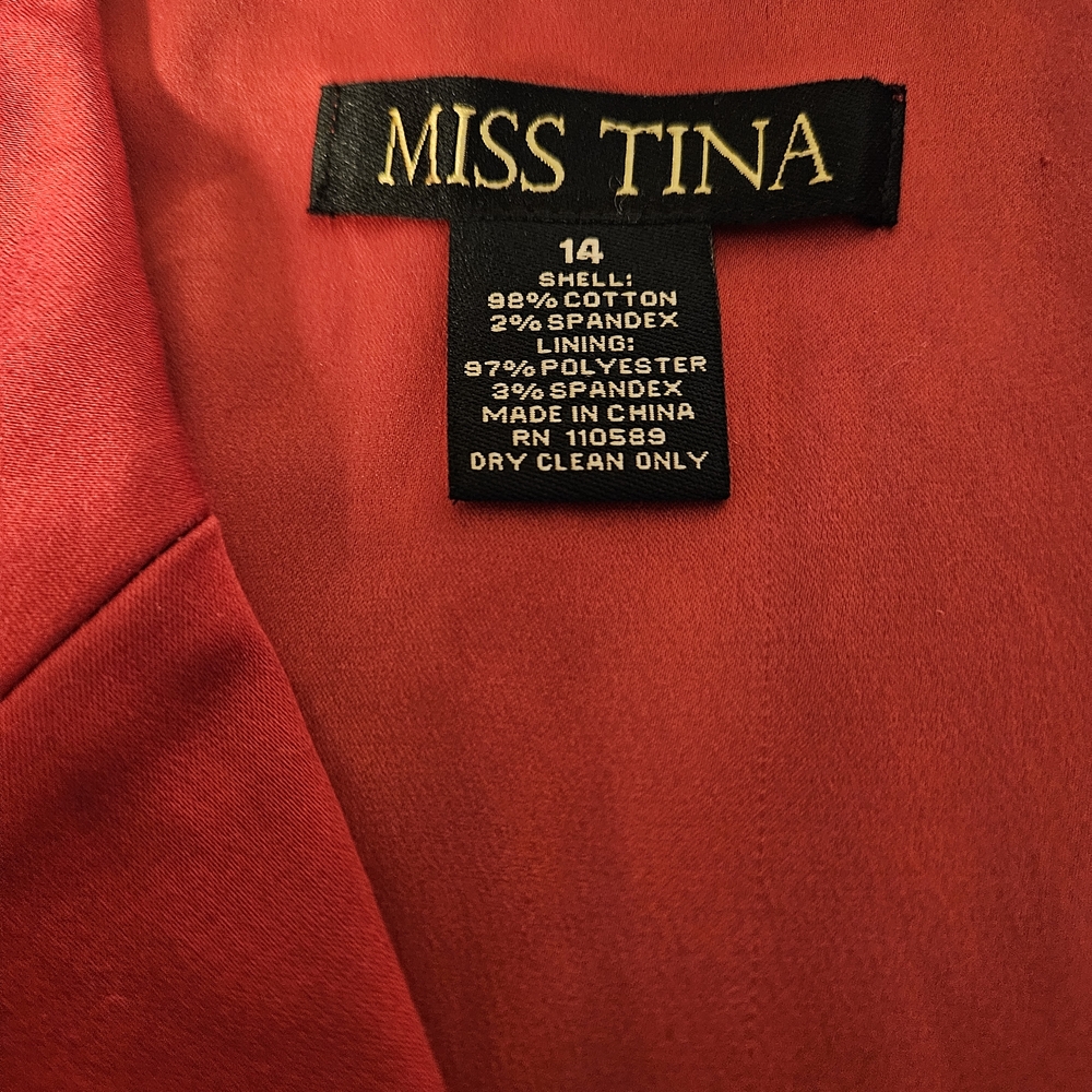 Miss Tina Red Women's Jacket - Picture 12 of 13